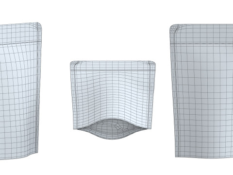 Paper pouch v2 PBR 3D मॉडल