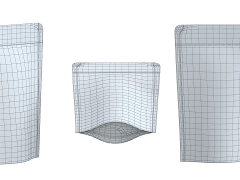 Paper pouch v2 PBR 3D Model