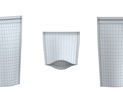 Paper pouch v3 PBR Modelo 3D