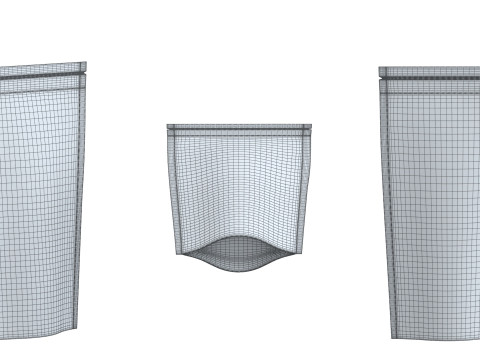 Paper pouch v3 PBR Modelo 3D