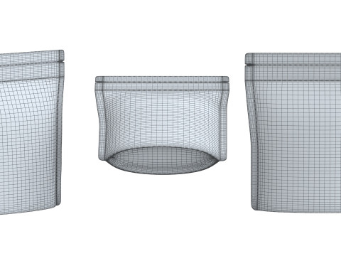 Paper pouch v6 PBR 3D Model