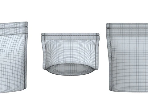Paper pouch v6 PBR 3D Model