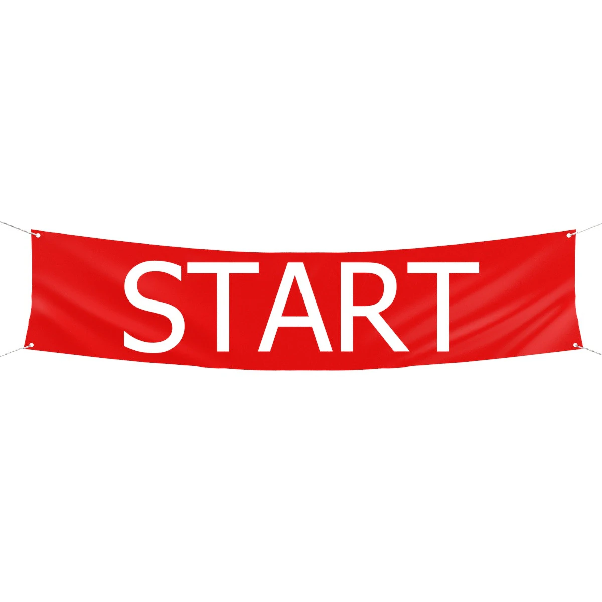 Start Racing Banner 3D Model .c4d .max .obj .3ds .fbx .stl .blend 