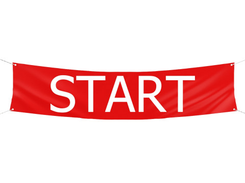 Start Racing Banner 3D 模型
