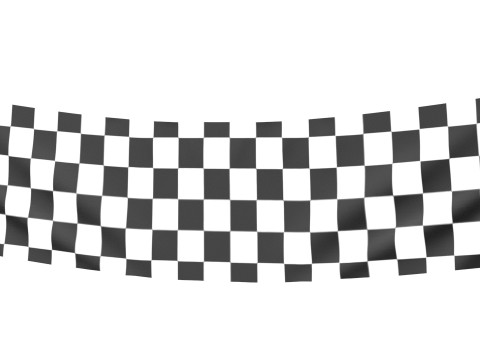 Finish Racing Banner 3D 模型