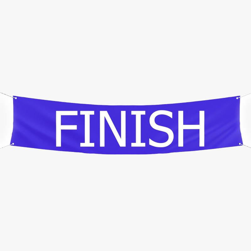 Finish Racing Banner 2 Modelo 3D .c4d .max .obj .3ds .fbx .stl .blend 