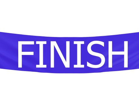 Finish Racing Banner 2 Modelo 3D