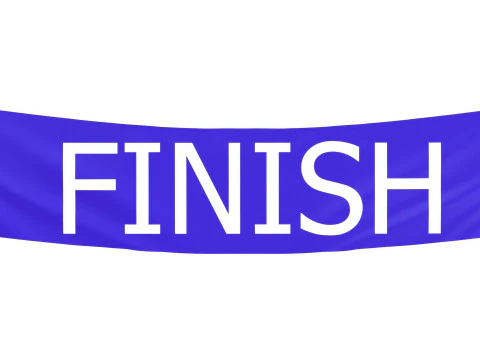 Finish Racing Banner 2 3D Модель
