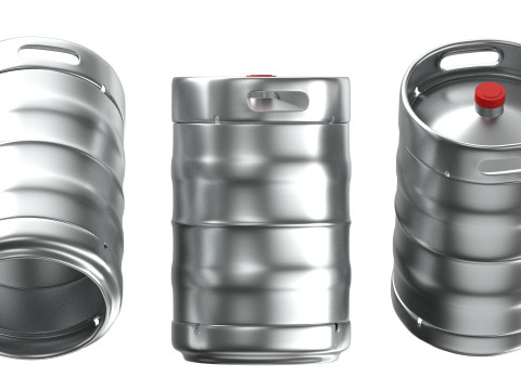 Beer Keg 3D Modell