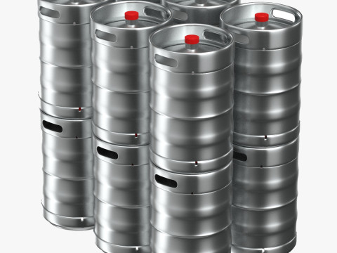 Beer Kegs 3D Модель