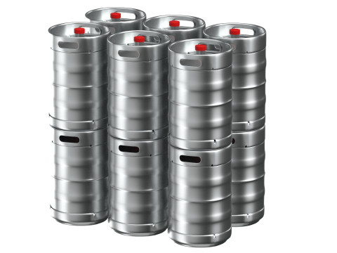 Beer Kegs Modèle 3D