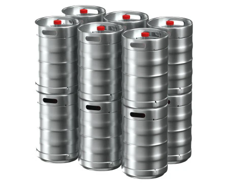 Beer Kegs 3D Model