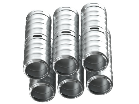 Beer Kegs Modèle 3D
