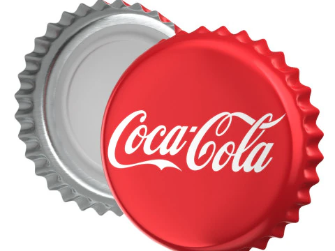 Cola Bottle Cap 3D Model