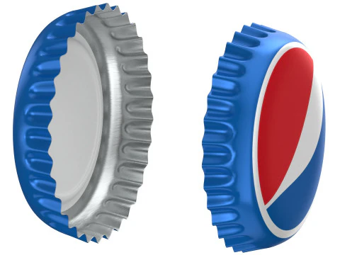 Pepsi Bottle Cap 3D Model