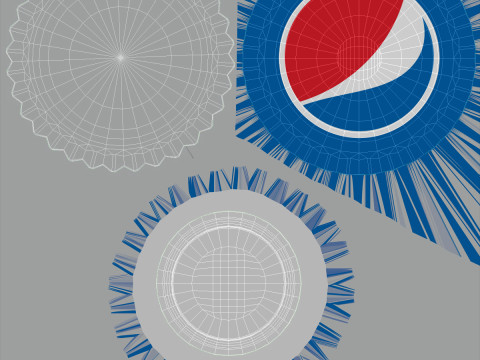 Pepsi Bottle Cap Modèle 3D