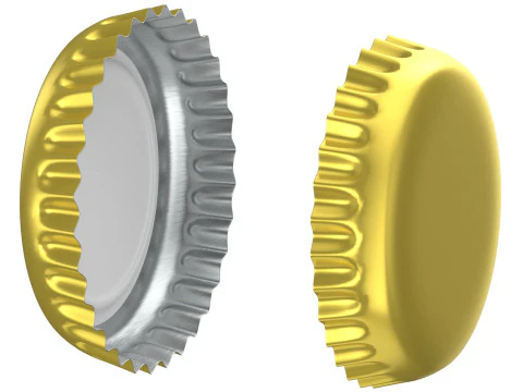 Crown bottle cap 3D Model