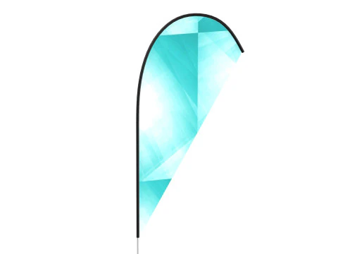 Flag Banner 3D Model