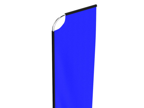 Flag Banner 01 3D-Modell