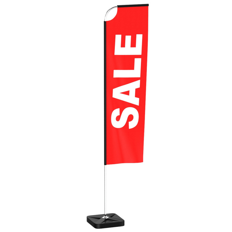 Flag Banner 02 3D Model .c4d .max .obj .3ds .fbx .stl .blend 