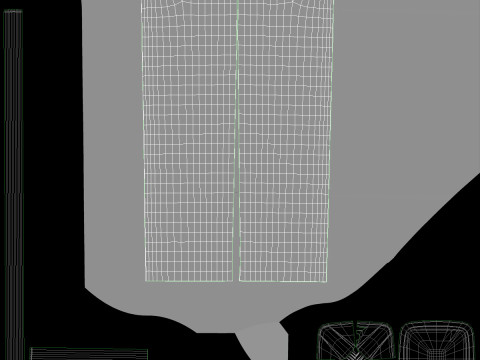 Flag Banner 04 3D मॉडल