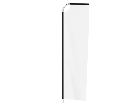 Flag Banner 04 3D मॉडल