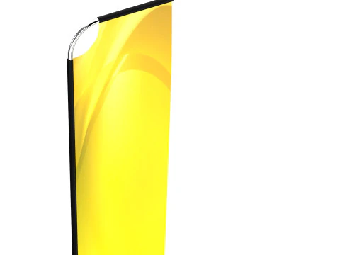 Flag Banner 05 3D Model