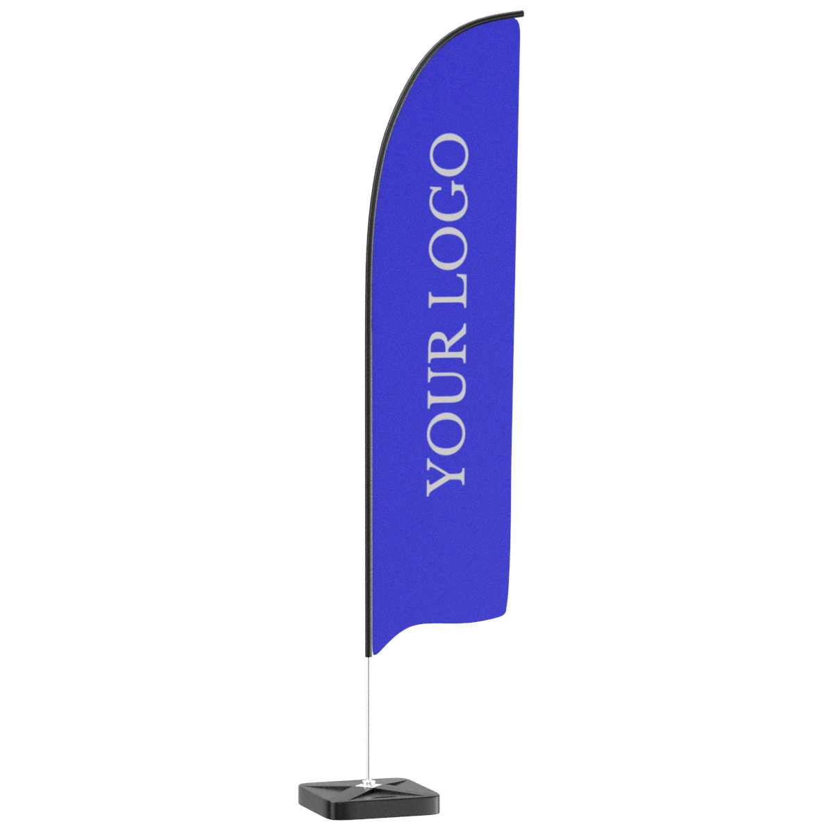 Flag Banner 06 3D Model .c4d .max .obj .3ds .fbx .stl .blend 