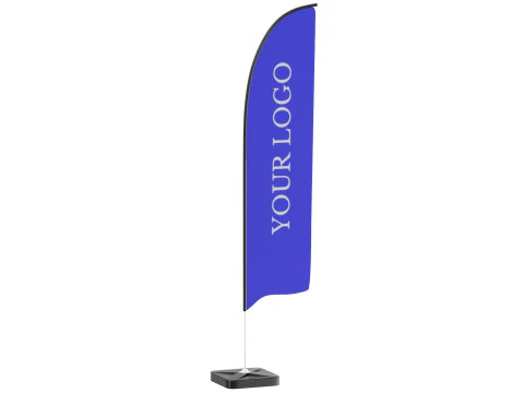Flag Banner 06 3D Model