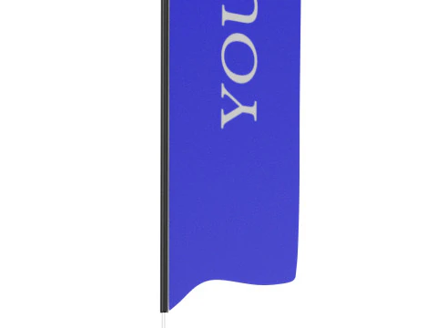 Flag Banner 06 3D Model