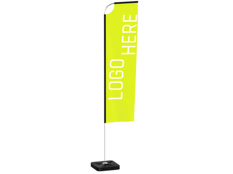 Flag Banners collection 3D-Modell