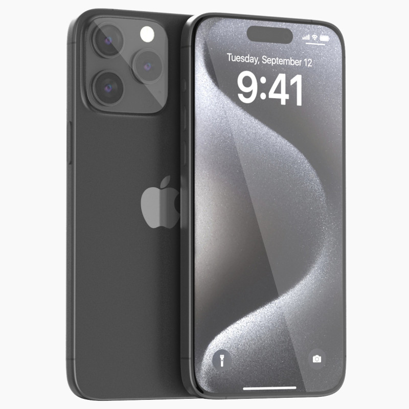 Apple iPhone 15 pro max Modelo 3D .c4d .max .obj .3ds .fbx .stl .blend 