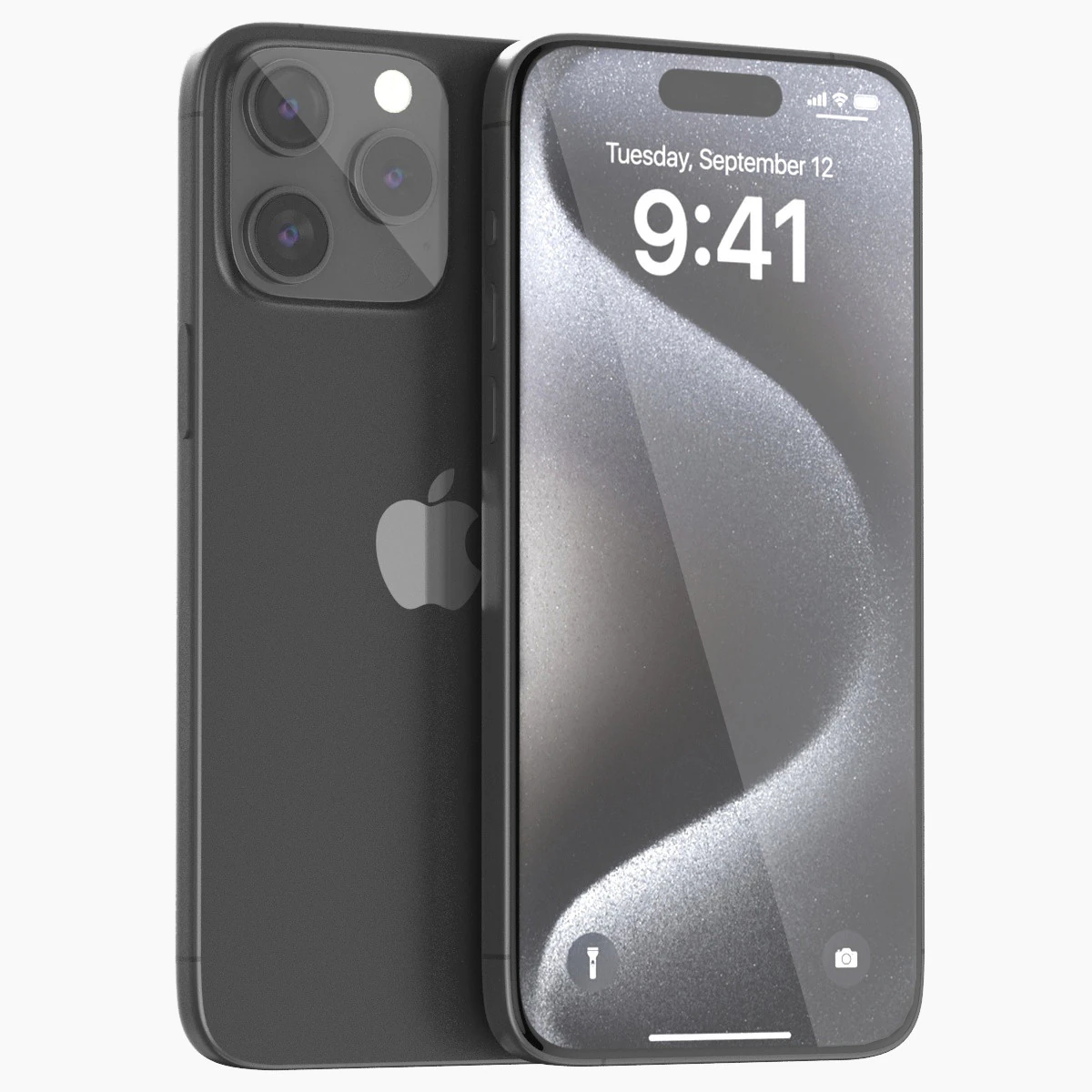 Apple iPhone 15 pro max 3D Model .c4d .max .obj .3ds .fbx .stl .blend