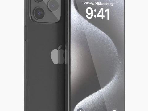 アップル iPhone 15 プロマックス 3Dモデル