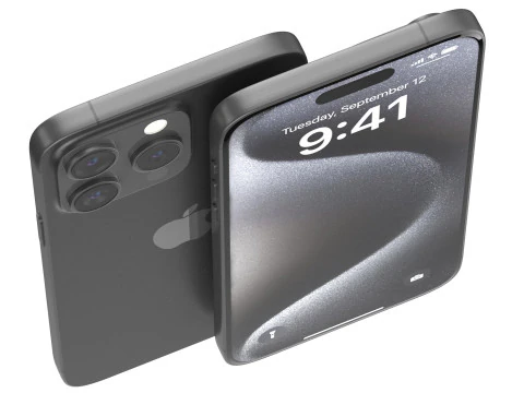 Apple iPhone 15 pro max 3D Model