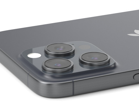 Apple iPhone 15 pro max blue 3D 모델