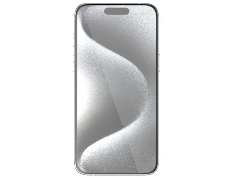 Apple iPhone 15 pro max white 3D Model