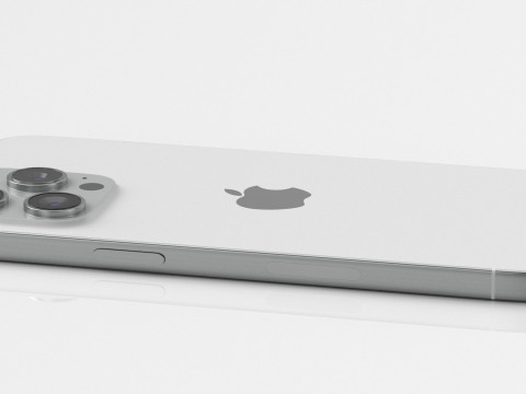 Apple iPhone 15 pro max white 3Dモデル