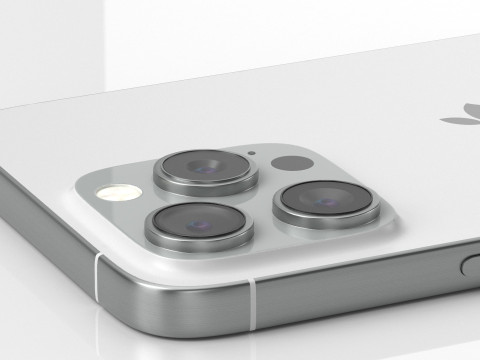 Apple iPhone 15 pro max white 3Dモデル