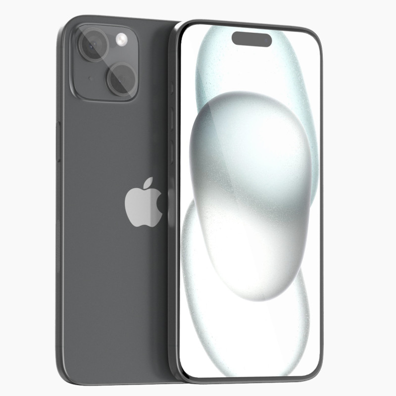 Apple iPhone 15 Plus Model 3D .c4d .max .obj .3ds .fbx .stl .blend 