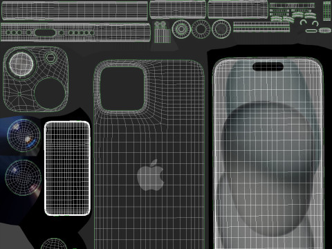 Apple iPhone 15 Plus Model 3D