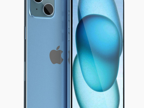 Apple iPhone 15 Plus blue 3D Model
