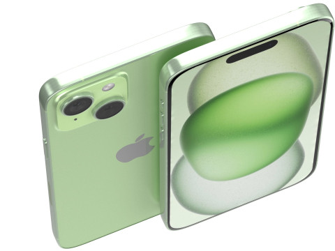 Apple iPhone 15 Plus Green 3D Model
