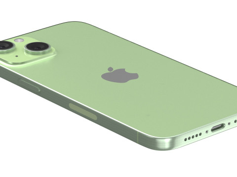 Apple iPhone 15 Plus Green 3D Model