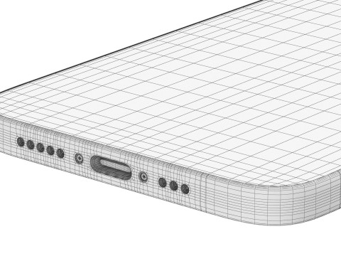 Apple iPhone 15 Plus Green 3D Model