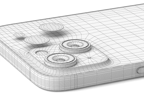 Apple iPhone 15 Plus Pink 3D Model