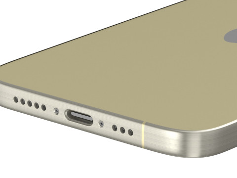 Apple iPhone 15 Plus Yellow 3D Model
