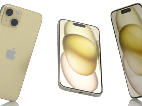 Apple iPhone 15 Plus All colors 3D Model