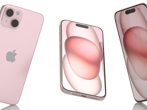Apple iphone 15 pro max and 15 plus All colors 3D Model