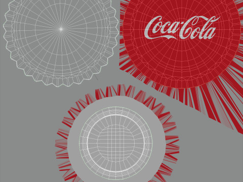 Bottle Caps Collection 3D 模型